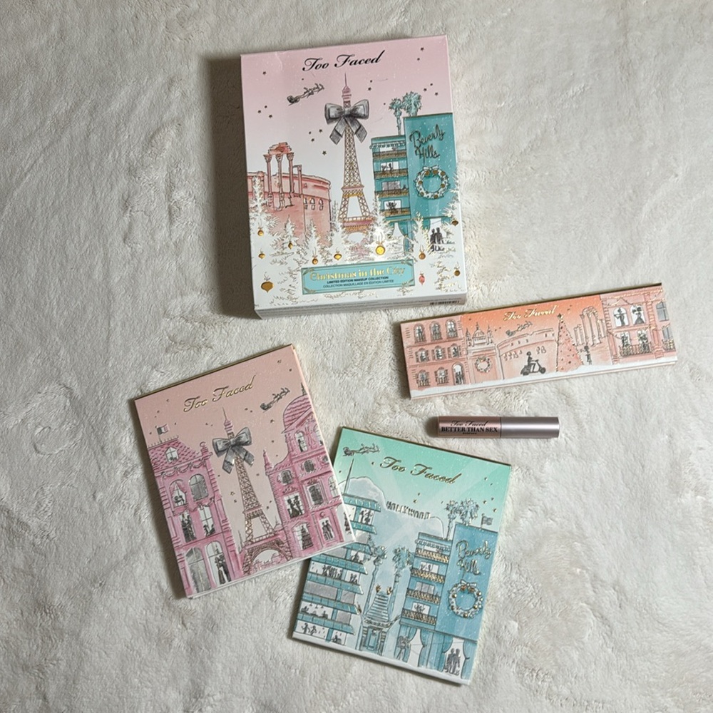 NIB Too Faced Limited Edition Christmas in the City collection